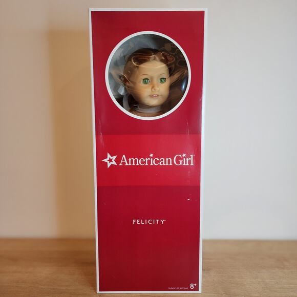 American Girl Felicity Merriman Doll Traveling Gown New in Box 2010 - Picture 3 of 7